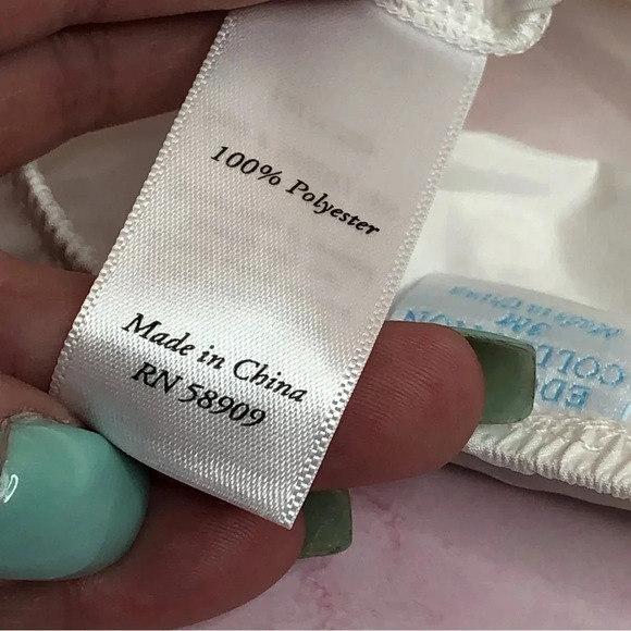 NWT Edgehill Collection dress ivory smocked charmeuse size 3 months - Picture 13 of 13